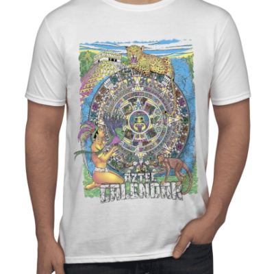 Playera lumisol Calendario Azteca